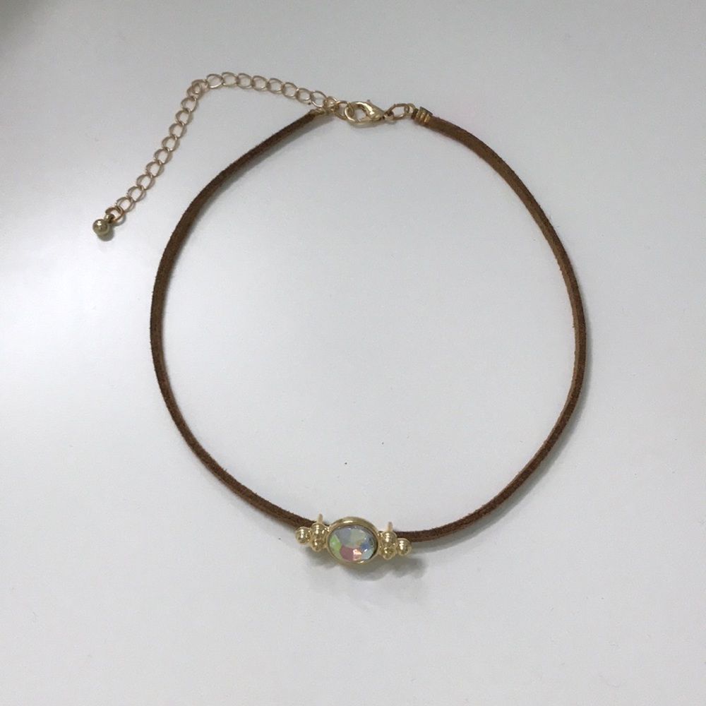 NEW! NEVER WORN! Gem Choker Necklace!!! 😍